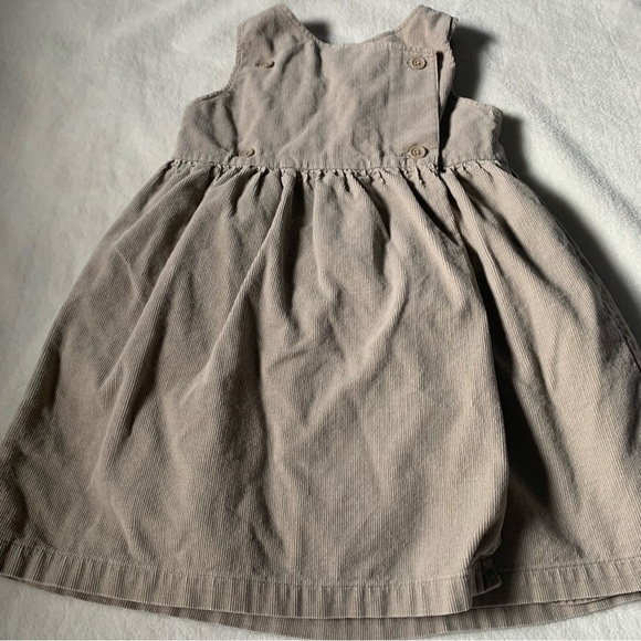Mini Boden Corduroy Girls' Dress with Woodland Appliqués Size 2/3 - Picture 5 of 11